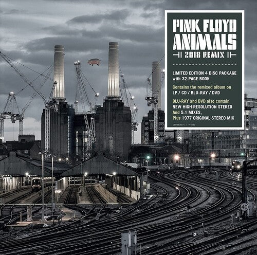 Pink Floyd:  Animals 1977 (2018 Remix) Deluxe Limited (180gm LP+CD+BR+DVD) HiRES Audio Only (Boxed Set 180 Gram Vinyl)  2022 Release Date: 10/7/2022